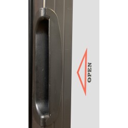Getränkekühlschrank schwarz mit Glastür CEV425BL