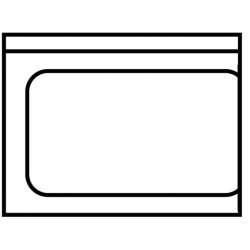 Universal-Ablauftisch 700 mm Anbau links mit Aufkantung