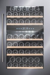Weinkühlschrank mit Glastür 2 Zonen...