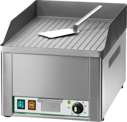 Elektro-Grillplatte 1 Heizzone gerillt 3kW