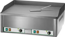 Elektro-Grillplatte 2 Heizzonen glatt 6kW