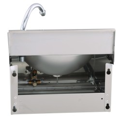 Handwaschbecken eckige Form BxT 50x40cm, zeitgesteuert