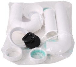 Handwaschbecken eckige Form BxT 50x50cm, zeitgesteuert