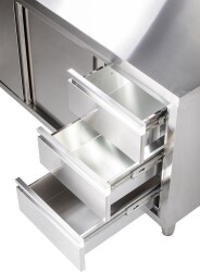 Arbeitsschrank mit Schiebetüren &...