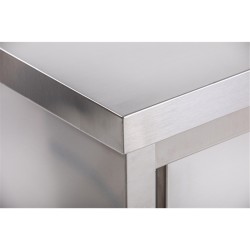 Wärmeschrank mit Aufkantung Breite 1800  x Tiefe 600 mm