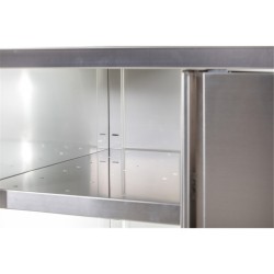Wärmeschrank mit Aufkantung Breite 1200 x Tiefe 700 mm