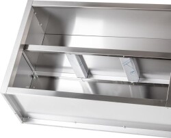 Wandhängeschrank offen B 120cm H 80cm