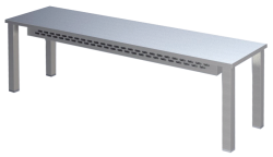 Aufsatzbord Breite 140cm mit Wärmemodul
