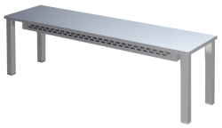 Aufsatzbord Breite 200cm mit Wärmemodul