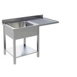 Spülcenter 1 Becken links Breite 120cm Tiefe 70cm