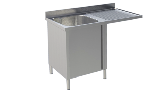Spülcenter 1 Becken links Breite 140cm mit Unterschrank