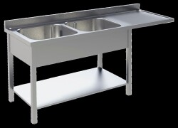 Spülcenter B 160cm-Becken links