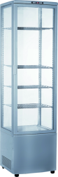 Panoramavitrine RT-280 G LED (silber)