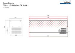 Kühlaufsatz PA 13-180 mit Glasaufbau