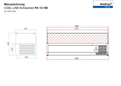 Kühlaufsatz PA 13-150 mit Glasaufbau