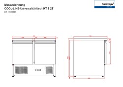 Universalkühltisch KT 9 2T