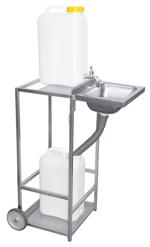 Contacto Edelstahl Waschbecken - mobil