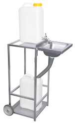 Contacto Edelstahl Waschbecken - mobil