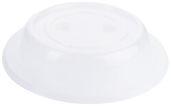 Tellerglocke 25,3 cm transparent, ohne Griffloch