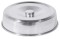 Tellerglocke rund 20,5 cm, Aluminium mit Griffmulde