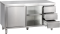 Arbeitsschrank mit Schiebetüren & Schubladenblock B1600 x T700 mm