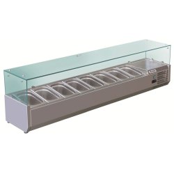 Kühlaufsatz RX1800 mit eckigem Glasaufbau