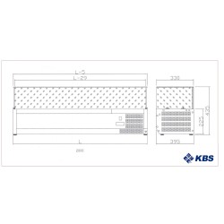 Kühlaufsatz RX2000 mit eckigem Glasaufbau