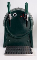 Glühwein-Durchlauferhitzer Fass schwarz 6 kW -...