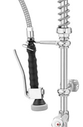 Zweigriffmischer 26L-1801B Mischbatterie mit Geschirrwaschbrause