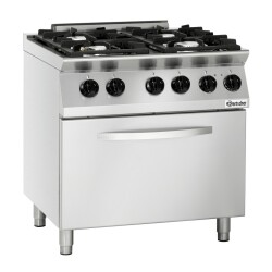 Gasherd 4 Flammen mit Elektrobackofen MFG 7341