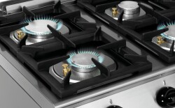 Gasherd 4 Flammen mit Elektrobackofen MFG 7341