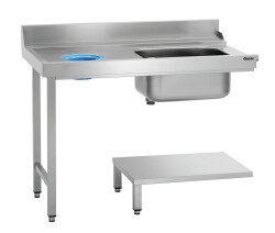 Vorabräumung DS-LI1BAS Breite 1200 mm mit Becken