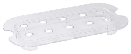 Einlegeboden gelocht - Polycarbonat - GN 1/4