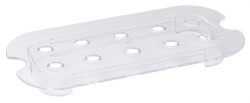 Einlegeboden gelocht - Polycarbonat - GN 1/4