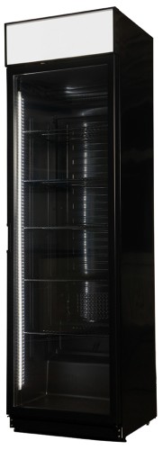 Getränkekühlschrank mit Glastür & Display CD 400 D BLACK