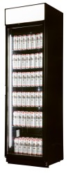 Getränkekühlschrank mit Glastür & Display CD 400 D BLACK