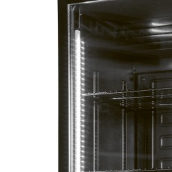 Getränkekühlschrank mit Glastür & Display CD 400 D BLACK