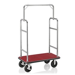 Gepäckwagen mit Garderobenstange