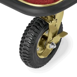 Gepäckwagen mit Garderobenstange