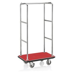 Gepäckwagen schmal mit Garderobenstange