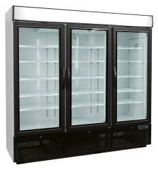 Tiefkühlschrank mit 3 Glastüren & Display...
