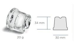 Eiswürfelbereiter SCE 105 L XSAFE luftgekühlt