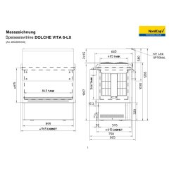 Speiseeisvitrine DOLCE VITA 6-LX