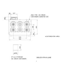 Speiseeisvitrine DOLCE VITA 6-LX