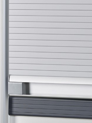 Jalousie für ALASKA SLIM 100 abschließbar manuell weißes PVC