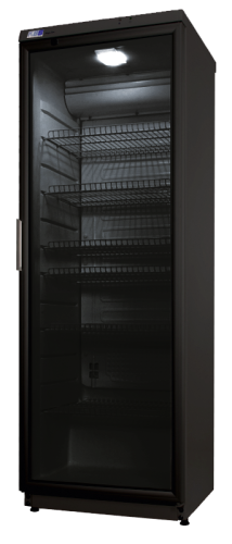 Getränkekühlschrank mit Glastür & Schloss CD 350 schwarz