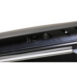 Glastürkühlschrank schwarz K 140G