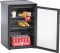 Glastürkühlschrank schwarz K 140G