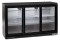 Barkühlschrank mit Glasschiebetüren schwarz KBS 322