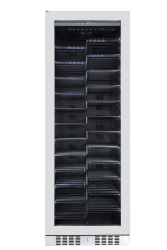 Weinkühlschrank mit Glastür 1 Temperaturzone...